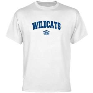    Villanova Wildcats White Mascot Arch T shirt