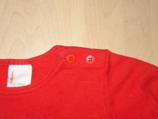 Hanna Anderson Red Shirt 18 24 months M 80 Baby Girl  