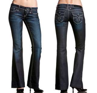 New Womens ★ Rock Revival ★ Jeans Celine F30 RJ8146F30 Boot Dark 