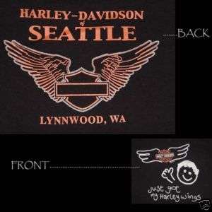HARLEY DAVIDSON T SHIRT, SEATTLE   LYNNWOOD, WASHINGTON  