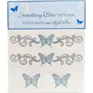  Wedding Supplies tattoo something blue butterfly 