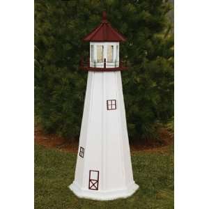   Foot Wooden Marblehead Painted Wooden Lighthouse 