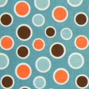  Riley Blake Mod Tod Dot Blue Fabric Yardage Arts, Crafts 