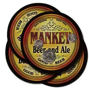  MANKEY Family Name Beer & Ale Coasters 