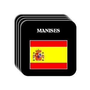  Spain [Espana]   MANISES Set of 4 Mini Mousepad Coasters 