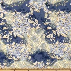   ITY Crepe Knit Daydream Blue Fabric By The Yard Arts, Crafts & Sewing