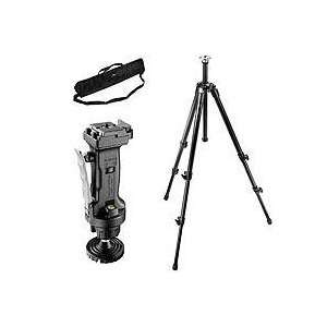  Manfrotto 055XB Black Tripod Kit with 3265 Grip Action 