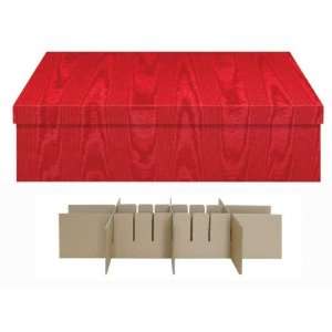  Ornament Organizer Box   12 Compartment (Red) (6H x 22W 