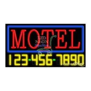  Motel Neon Sign