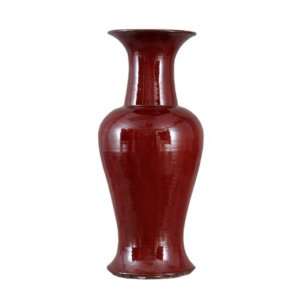  Red Majolica Displaying Ox Blood Vase Home Accessories, 14 