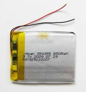 7V 850mAh Lithium Polymer Battery For  GPS Nav Y35  