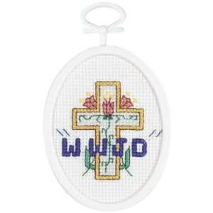  Janlynn WWJD Mini Cross Stitch Kit