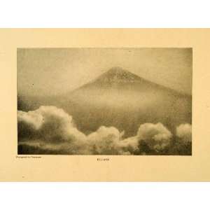  1903 Print Fuji san Fujiyama Mountain Volcano Tamamura Japan 