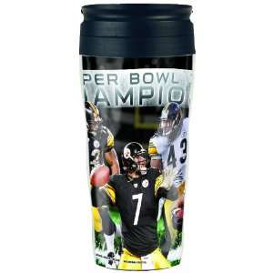  NFL Pittsburgh Steelers Super Bowl Champs 16 oz Travel Mug 