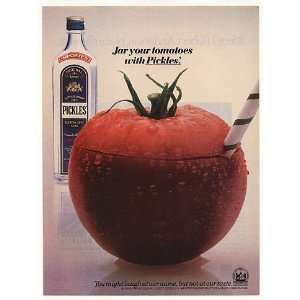  1984 Jar Your Tomatoes with Pickles Extra Dry Gin Print 