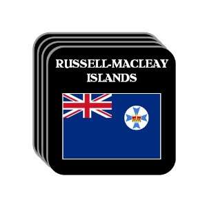 Queensland   RUSSELL MACLEAY ISLANDS Set of 4 Mini Mousepad Coasters