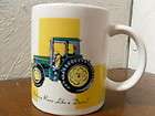 gibson john deere coffee cup mug tractor green vgc nothing runs like a 