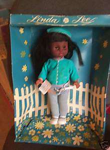 Vintage 1960s Black Girl Vinyl Lovee Doll Linda Lee MIP  