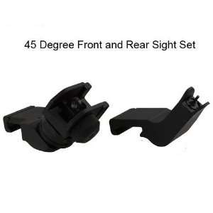 GDT AR15 AR 15 Front and Rear 45 Degree Rapid Transition BUIS Backup 