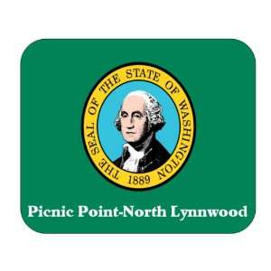 US State Flag   Picnic Point North Lynnwood, Washington (WA) Mouse Pad