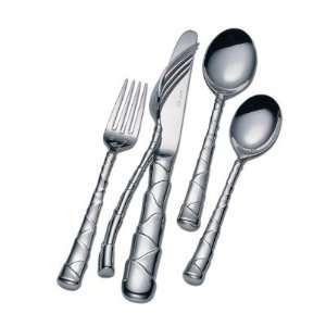  Stainless Flatware Captiva Five Piece Place Setting Set 