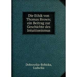   des Intuitionismus Ludwika Dobrzyska Rybicka  Books