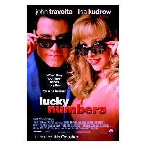  LUCKY NUMBERS ORIGINAL MOVIE POSTER