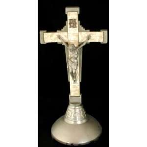   Deco Standing Cross Crucifix Jesus Christ Pax Peace 