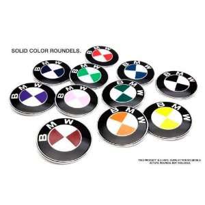  Bimmian ROUAA2620 Colored Roundel Emblems  7 Piece Kit For 