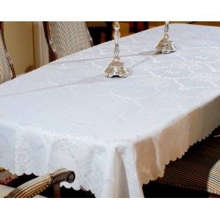   on White Hebrew Calligraphy of Passover Tablecloth 57x118 Rectangle