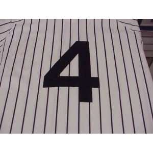 Yankees LOU GEHRIG Authentic Pinstripe Jersey XL Sports 