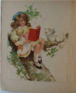 Little Forget Me Not, Nister, 1890s Chromolithographs, Rare  