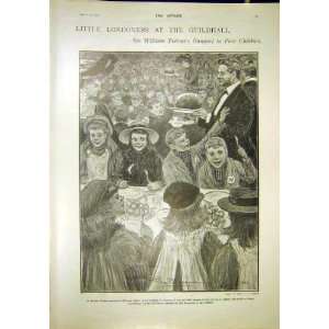  Londoner Guildhall Children Treloar Banquet Poor 1902 