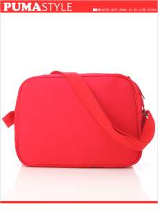 Brand New PUMA Canvas / Suede Shoulder Messenger Bag Red (06932402 