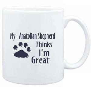  Mug White  MY Anatolian Shepherd THINKS I AM GREAT  Dogs 