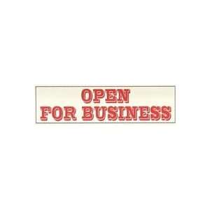  Open for Business Banner