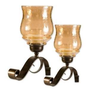  Set of 2 Joselyn Iron Candle Holder