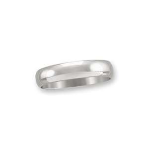  14kt. White Gold, 2mm Plain Band (Size 5) Jewelry