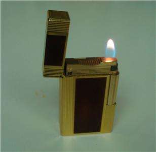   Cigarette Lighter Paris France Laque De Chine Gold Collectible  