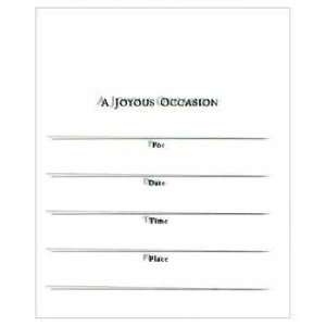 Joyous Occasion 8 Card/Envelope Panels Case Pack 120
