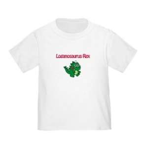 Personalized Logan Loganosaurus Rex Dinosaur Infant Toddler Shirt