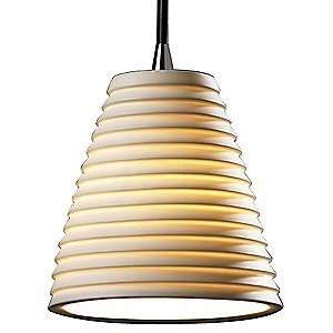  Limoges Mini Cone Pendant by Justice Design Group