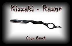 Kissaki Onyx Black Pro Hair Lightweight FEATHER RAZOR  