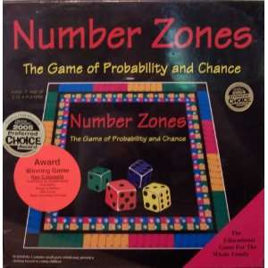    Number Zones The Game of Probability and Chance Toys & Games