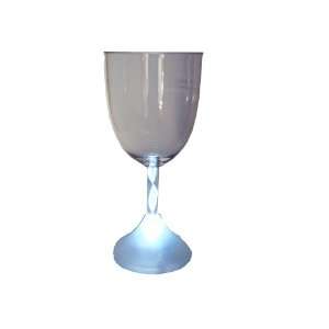 WeGlow International Light Up Wine Goblet 10oz   White (3 Glasses)