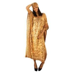  Jaipur Elephant Kaftan  Beige 