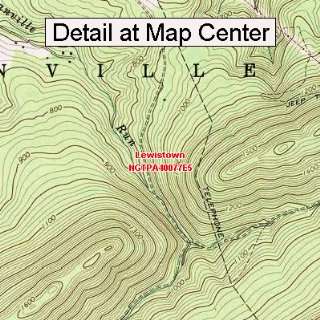   Map   Lewistown, Pennsylvania (Folded/Waterproof)
