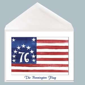   American Flag Greeting Card by Tamara Kapan 