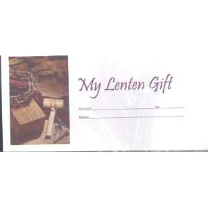  My Lenten Gift Church Offering Envelopes (Pack of 45 