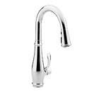 kohler k 780 cp cruette pull down kitchen faucet polished